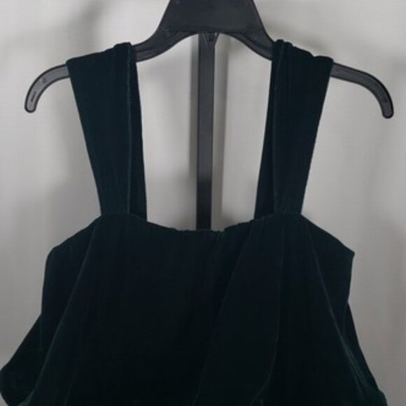Buru‎ Teagan Deep Green Velvet Convertible Mini to Maxi Dress - SZ XS/S - NWOT - Picture 8 of 14